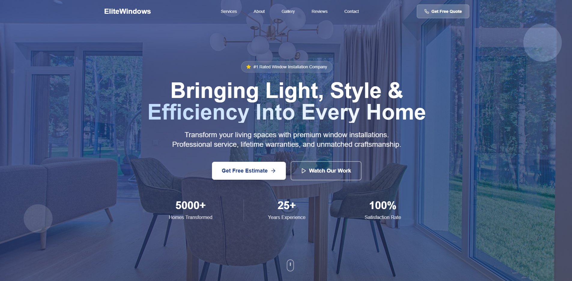 EliteWindows Website Preview